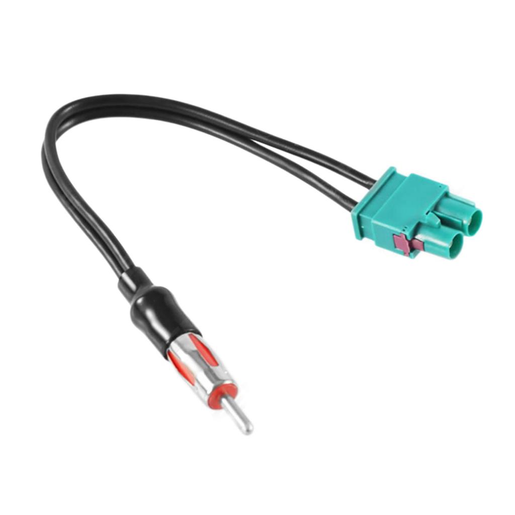 Универсальный автомобильный стерео радио антенный кабель-адаптер 2 Fakra к разъему DIN