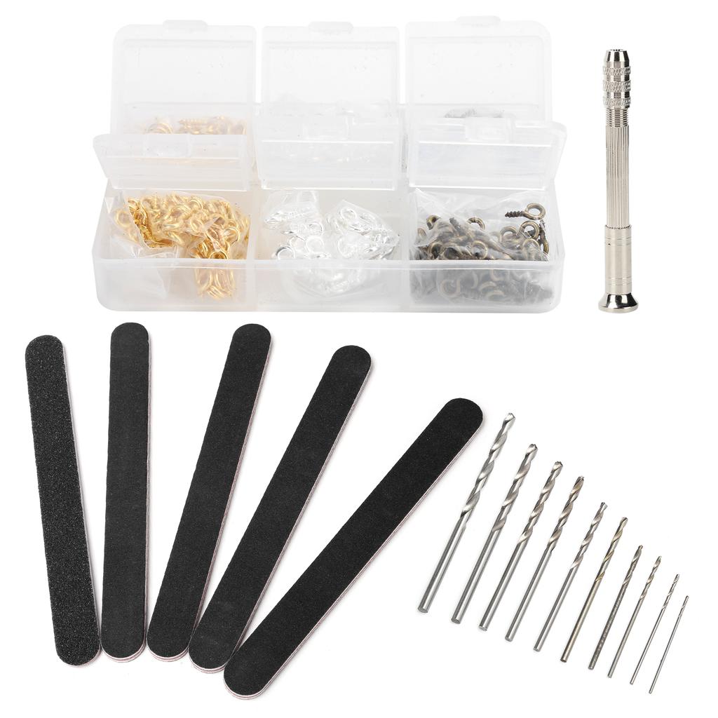 Набор ручных дрелей для изготовления ювелирных изделий, винты с проушиной, DIY ремесло, аксессуары для изготовления ювелирных подвесок