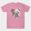 T Shirt Women British Bulldog Color Splash Harajuku Print Kawaii Tshirt Summer Short Sleeve Female T-Shirt Top Tee