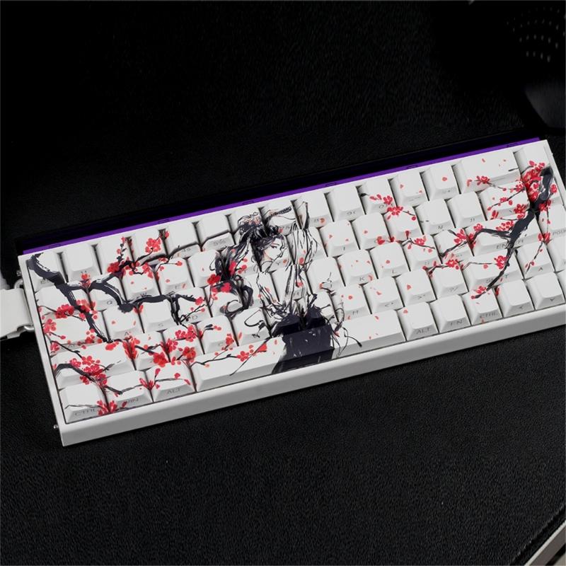 Оригинальные колпачки клавиш профиля PBT Материал Сублимация красителей Боковая печать Колпачок клавиши для маленьких механических клавиатур 60% 68% раскладки