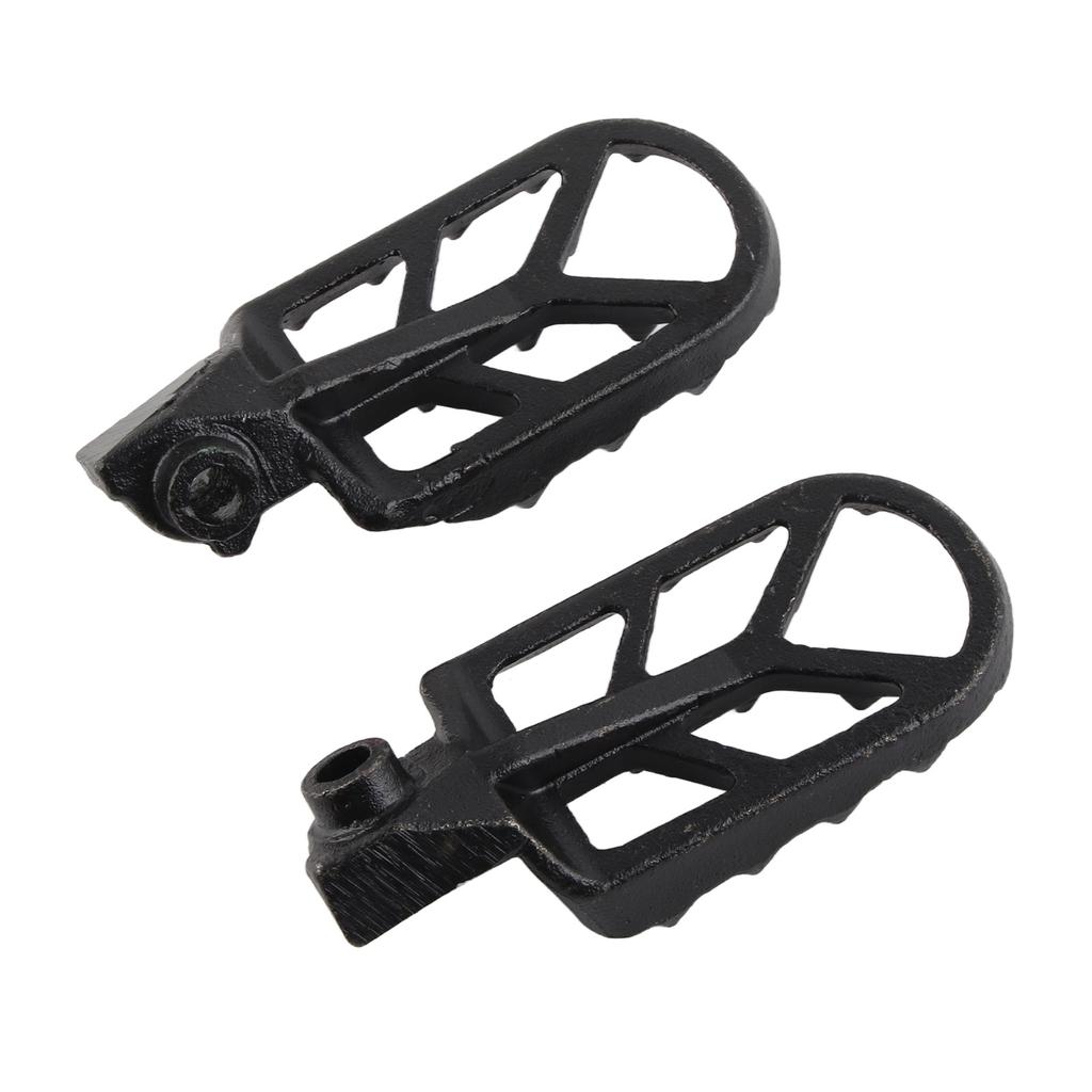 Motorcycle Foot Pedal Stainless Steel 120mm Black Rider Foot Peg Rest Pedal for TW200 PW50 PW80 Pit Dirt Bikes