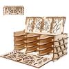 Ugears Card Holder Wooden Puzzle No Glue Required 3D Model