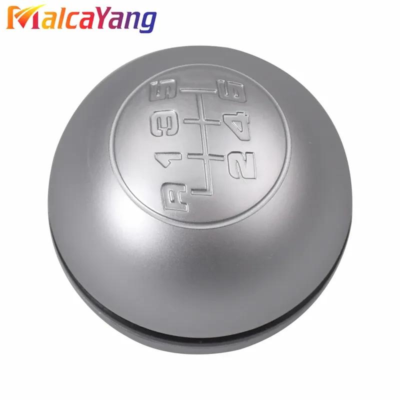 New 6 Speed Chrome Black Sliver Gear Shift Knob Lever Shifter Head 50294565 For Alfa Romeo Giulietta 2010-on 2013 2014 2015-2018
