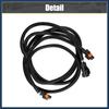 Fog Light Wiring Harness Kit 56045501AC for Dodge Ram 1500 2500 3500 4500 5500 Truck 2002-2010 Left Right Side Black ABS Stylish Design