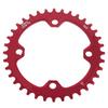 32343638T BCD 104 Mountain Bike Steel Single Crank Chain Ring Repair Parts (Red 36T)