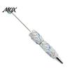 Sparkling Cartoon Shaped Pen DIY Glow-in-the-Dark Diamond Beaded Pen, Rhinestone Ballpoint Pens with Charms, Cute Glitter Writing Stable Tools