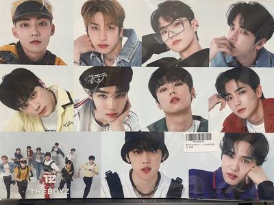 THEBOYZ PO 12 Постер 1 Набор стикеров +