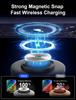 3 in 1 Magnetic Wireless Charger Night Light Speaker For iPhone 17~12 Pro Max Apple Watch 10 9 8 7 AirPods 4/3 Pro Fast Charging