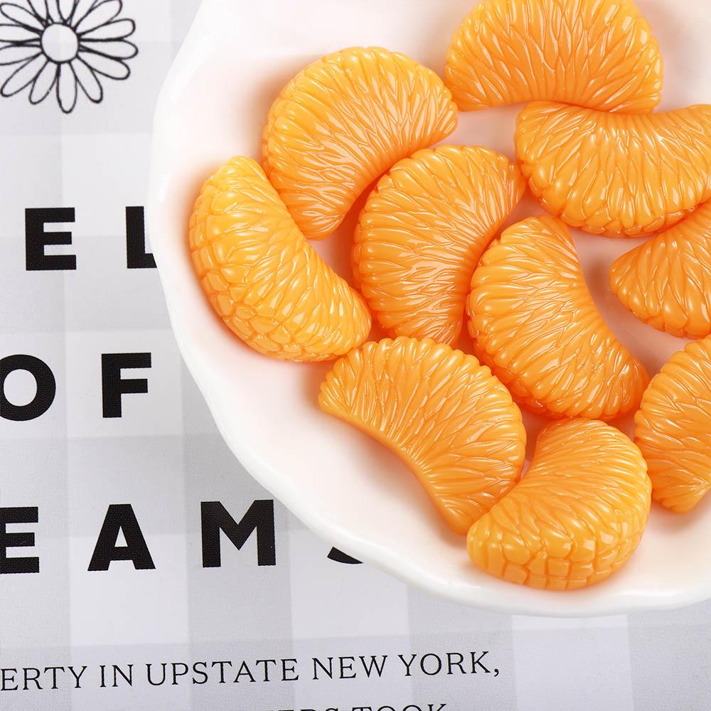 Decoration Lifelike Decorative Mini Fake Orange Slices Home Decor Artificial Fruit Simulation