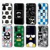 HK7 Cute Badtz Maru Black Sofe Case for iPhone 16 15 Plus 14 13 Pro 8 SE XR XS Max P30 Nova 5T Y5P Y6 Y7 Y8P Y9 Realme C30 C33 C31 VIVO Y36 V27