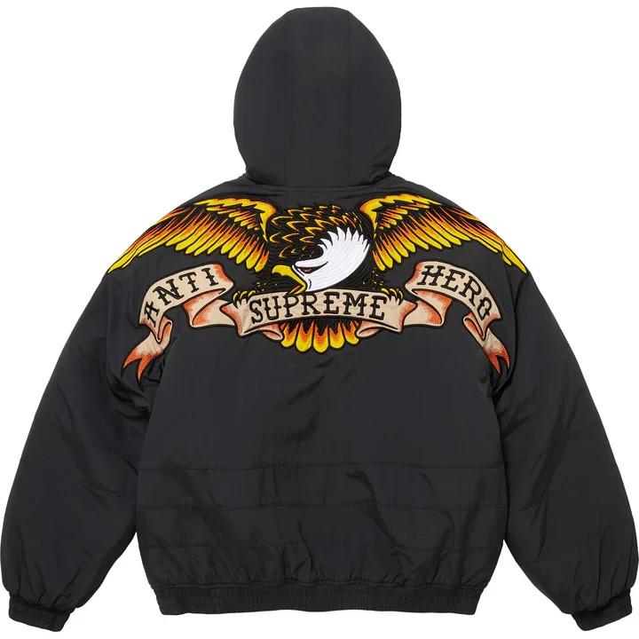 Supreme ANTIHERO Stadium Jacket Black