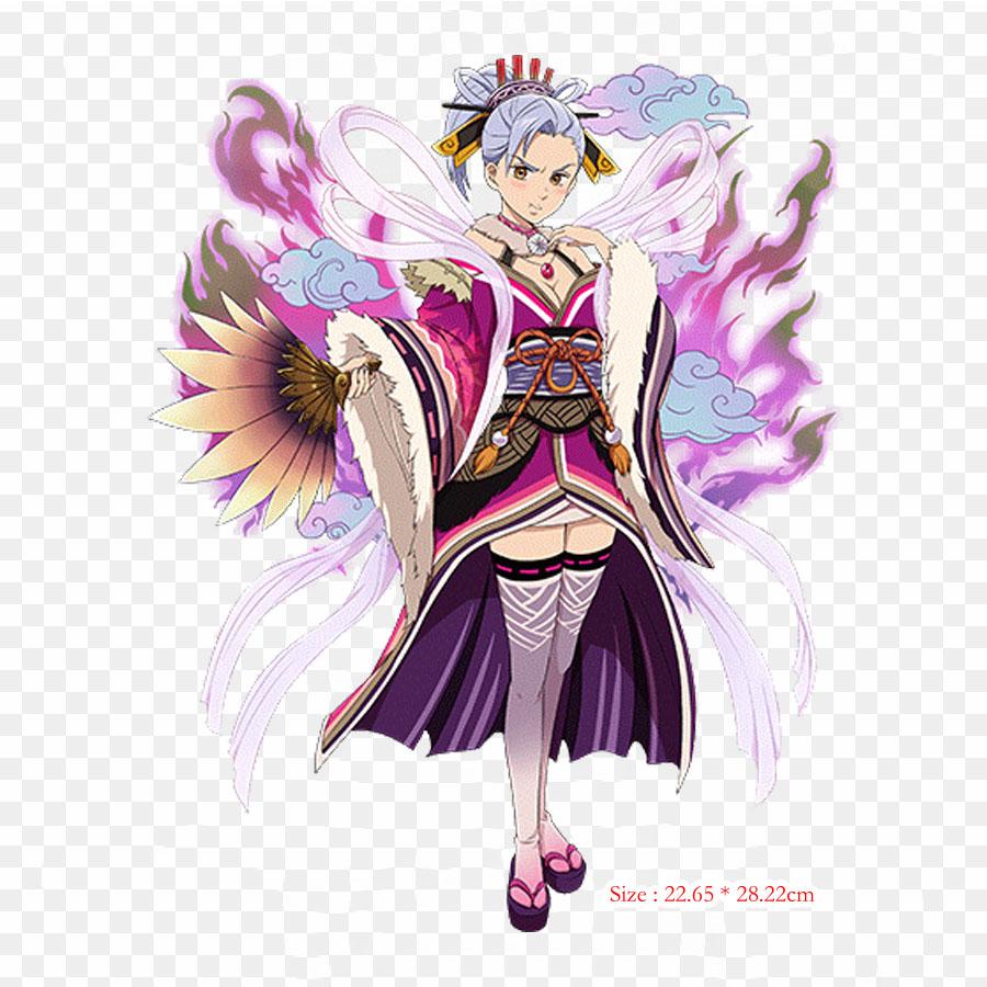 Jealousy Seven Deadly Sins Iron On Patches For Clothing Applique Stickers On Clothes Heat-Sensitive Custom Patch