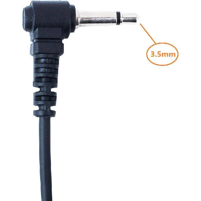 3.5mm Acoustic Tube Earpiece Listen only Headset Law Enforcement Surveillance Kit for Radio or Walkie Talkie Mic