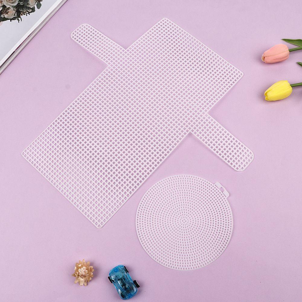 Variety Accessories Assistant Woven Material Knitted Piece Grid Plate for Weaving Bags