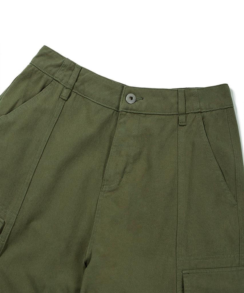 Хлопковые брюки-карго CGP Extra Wide Fit_Хаки