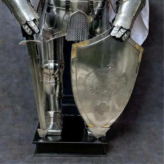 Medieval Wearable Costume Armor Knight Crusader Gothic Full Body Armour Halloween  Cosplay Home Decor Gateway