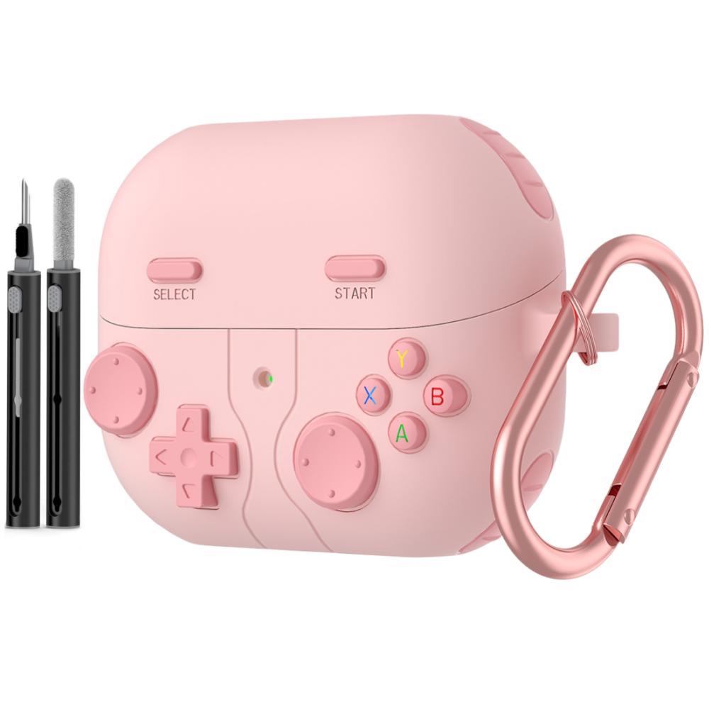 Для новых Galaxy Buds3 FE (2025) Ударопрочный чехол-накладка для Galaxy Buds 3 FE Защитный жесткий чехол-оболочка с брелоком и чистящим набором