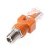 Адаптер CommKing RJ45 на коаксиальный кабель F-типа