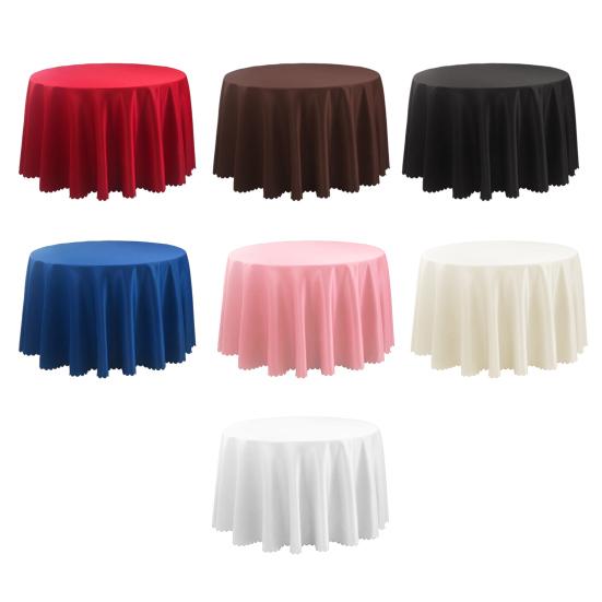 Полиэстеровая скатерть Элегантная однотонная тканевая скатерть Декоративная скатерть