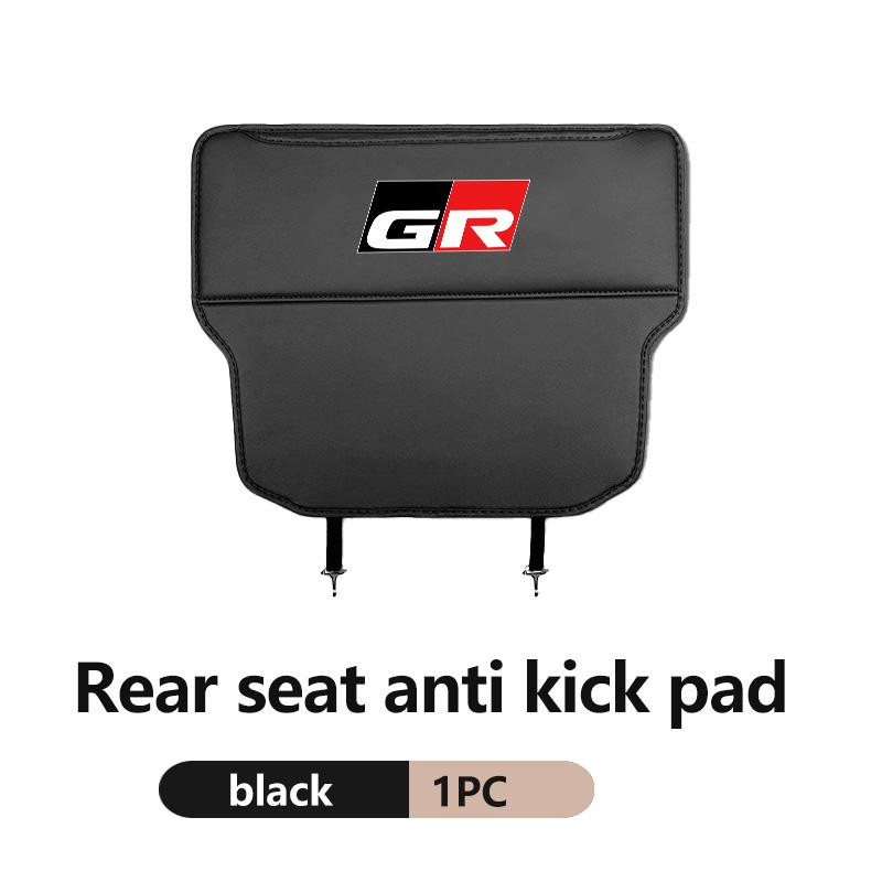 svagd6 Car Interior Seat Back Anti Child Kick Protector Pad Auto Storage Accessories For Toyota GR Sport Crown RAV4 Yaris Land Cruiser