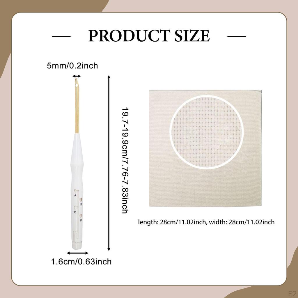 Вышивка Пуансон Инструмент для рукоделия Иглоделие для мулине для начинающих