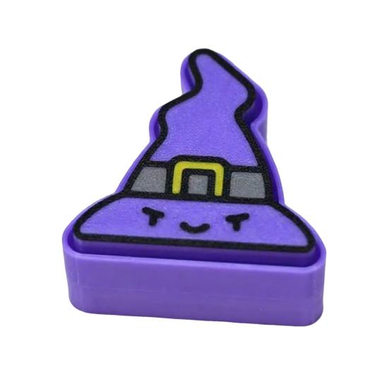 Halloween Fidget Clicker Witch Hat Keyboard Clicker Skull Stress Relief