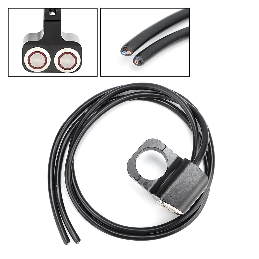 Фара на руль Двойной переключатель Точечный свет Светодиодный Водонепроницаемый Мотоциклы Модифицированные детали 25мм