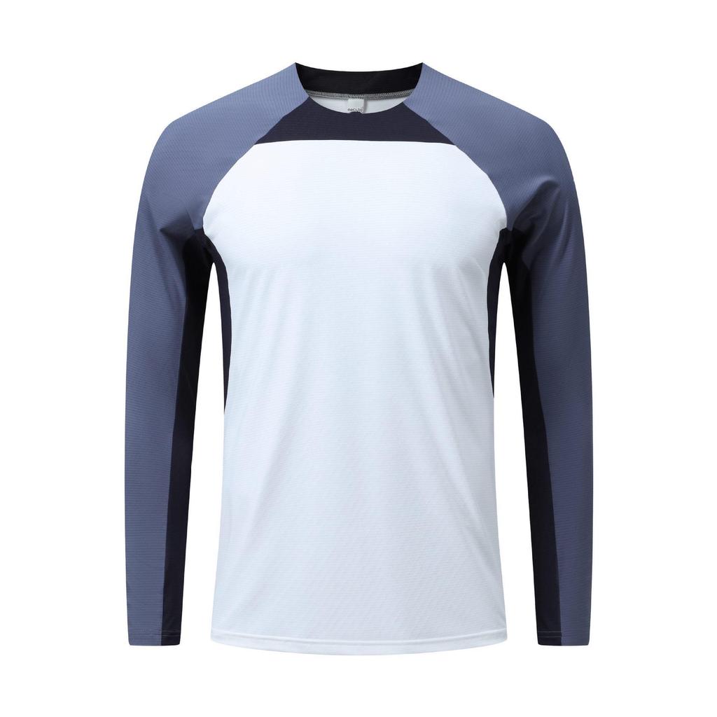 Мужская спортивная рубашка с длинным рукавом быстросохнущая для осени/зимы - Идеально подходит для баскетбола, бега и активного отдыха