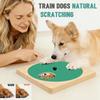 Wear-resistant Dog Nail Scratch Board 360° Rotating Dog Slow Food Toys  Pet Grooming