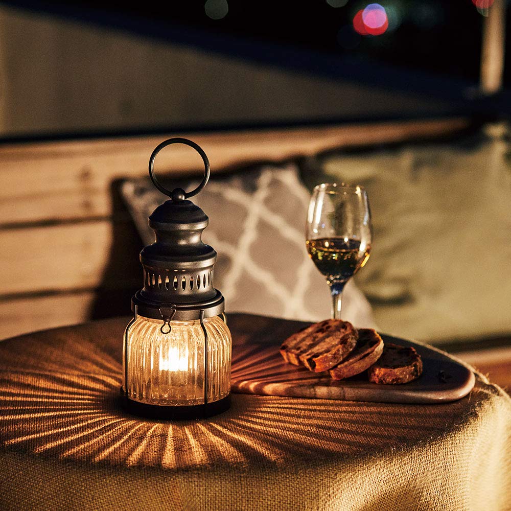 Kameyama Candle House Classic Lantern (1 piece) Birthday Wood Black