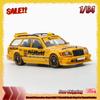 Mortal 1:64 Mercedes-benz S124 T Modeii Evo2 Clay Pot Travel Series Simulation Alloy Miniature Diecast Car Model Custom Toy Gift