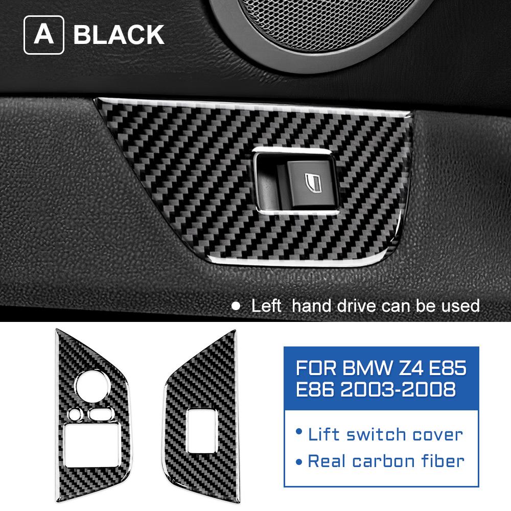 Carbon Fiber Style Gear Shift Collar for BMW Z4 E85 E86 2003-2008 Interior Accessory