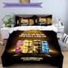 3pcs Rockstar Energy pattern bedding set duvet cover set includes duvet cover &pillowcases,perfect all season bedroom decoration&gift