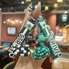 Cool Keychain PVC Snake Charm Decorative Keyring with Lanyard Car Handbag Backpack Phone Luggage Accessories