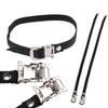 1Pc Pedal Straps Bicycle Feet Strap Bike Strap, Toe Clip Strap, Black