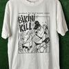 Хлопковая белая футболка унисекс группы Bikini Kill для концерта S5XL TR524 Футболка унисекс