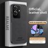 Кожаный чехол для Oppo Realme Note 60 Роскошный Амортизирующий Автомобильный Магнитный Держатель Противоударный Защита от отпечатков пальцев Тонкий Чехол