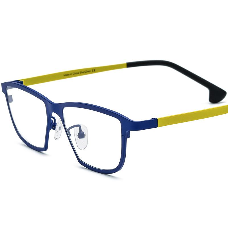 High Quality Fashionable Square Frames Metal Business Optical Frame Spectacle Frames Eyeglasses Unisex