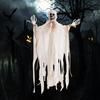 Хэллоуин Подвесной Скелет Призрак Уличный Большой Страшный Мрачный Жнец Жуткий Летающий Призрак Череп для Двора Сада Украшение Дома с Привидениями