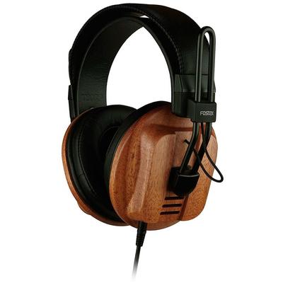[Обычная модель] Полуоткрытые динамические стереонаушники FOSTEX RP T60RP из африканского красного дерева. Оснащены полностью управляемыми драйверами с плоской диафрагмой.