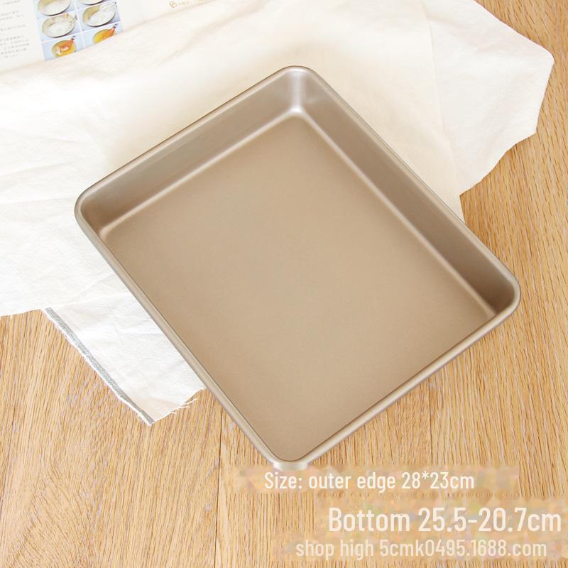 Heavy Duty Non-Stick Steel Baking Pan with Snowflake Mold for Cake, Biscuits, and Nougat