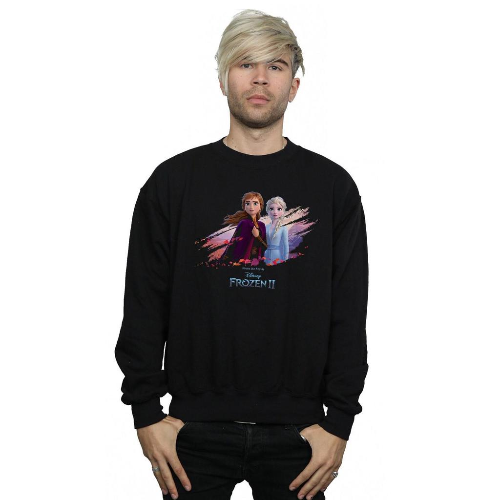 Disney Mens Frozen 2 Elsa And Anna Nature Is Beautiful Sweatshirt