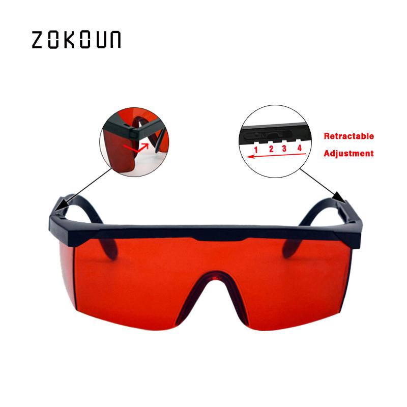 4 узла, выдвижная регулировка длины, хорошее качество, телескопическая оправа, глаза, защитные очки, очки для перекрестного красного или зеленого лазерного уровня