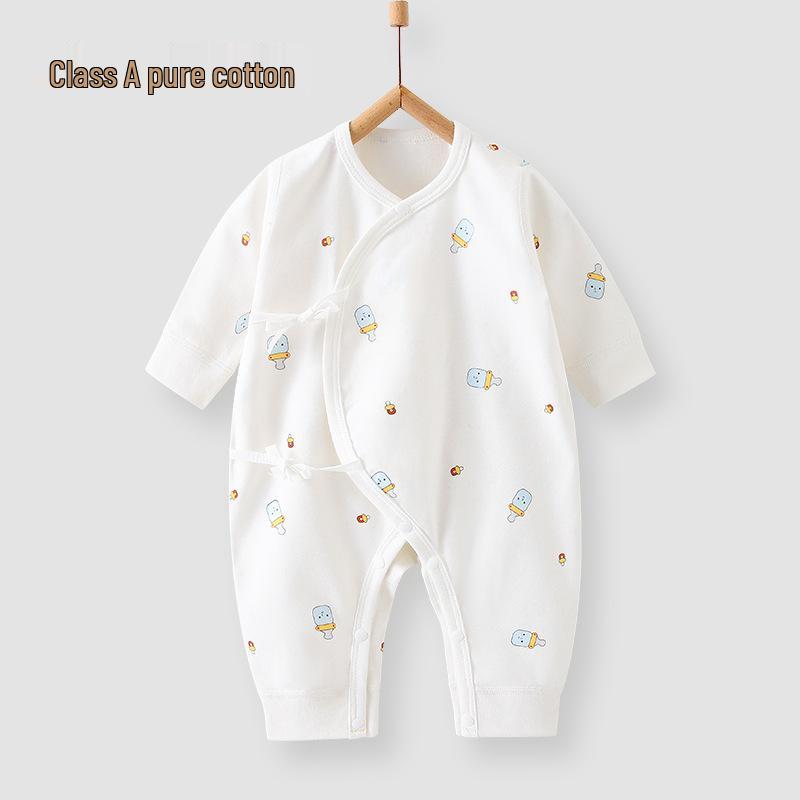 Детский боди из чистого хлопка - Монашеский комбинезон для новорожденных на все сезоны (0-3 месяца)