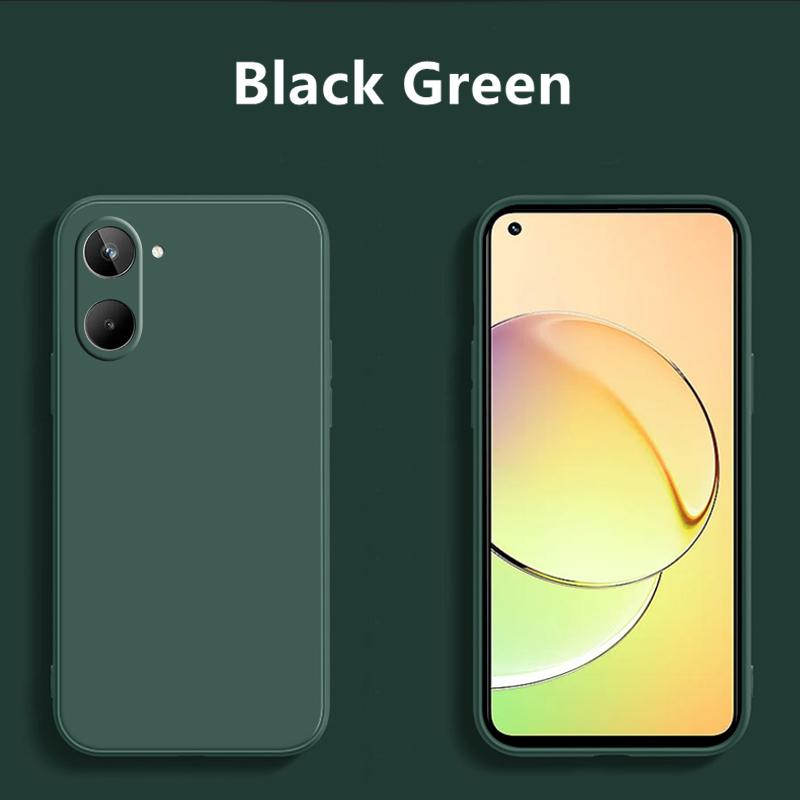 Для Realme 10 Pro Чехол Realme 9 10 Pro Plus Противоударный бампер Мягкий жидкий силиконовый чехол для всей задней панели телефона Realme 10 Pro