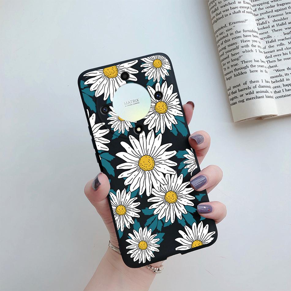 Чехол для Honor X9a X9b 5G Чехол Силиконовый Мягкий Модный Цветочный Задний Корпус Coque для Honor X9a X9b X9 a X 9 b 2023 Чехол для Телефона Funda