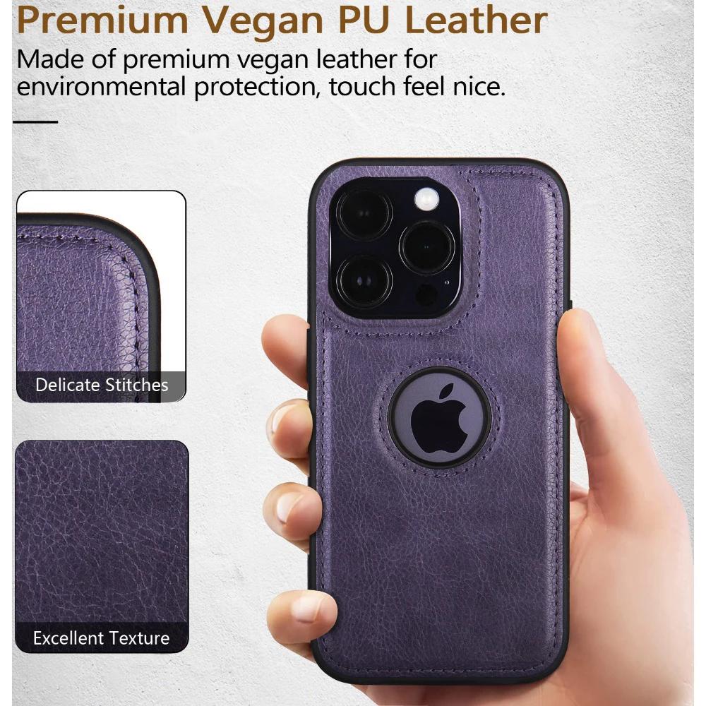 Ультратонкий тонкий кожаный чехол для бизнеса для iPhone 16E 16 15 14 13 12 11 Pro Max Mini XS XR X 7 8 Plus Противоударный чехол для телефона