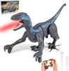 Игрушка-динозавр GuKKK с пультом дистанционного управления, робот-T-Rex на радиоуправлении с ходьбой, распылением, рычанием и тряской головы, электронная игрушка-динозавр для мальчиков и девочек (Серый)