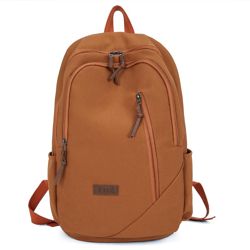 Neutral Style Backpack For Men And Women, Suitable For Students For School And Travel. Made Of Denim Material.