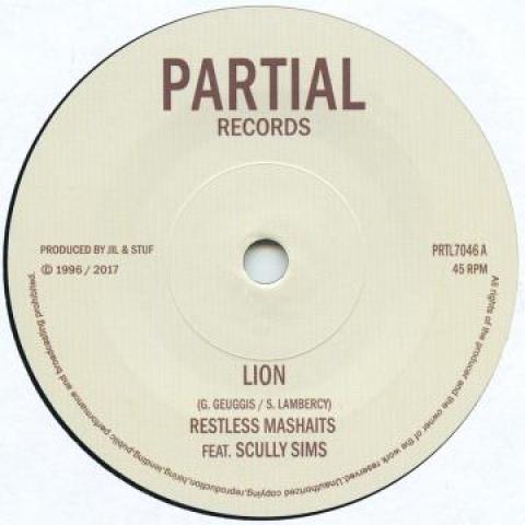 7inch Record RESTLESS MASHAITS SCULLY SIMS Lion Dub Lion PRTL7046 Partial 1996 UK Reggae Ska Dub Used